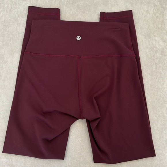 Lululemon Wunder Train High-Rise Leggings 25" Cassis Maroon Size 6 - Picture 3 of 10